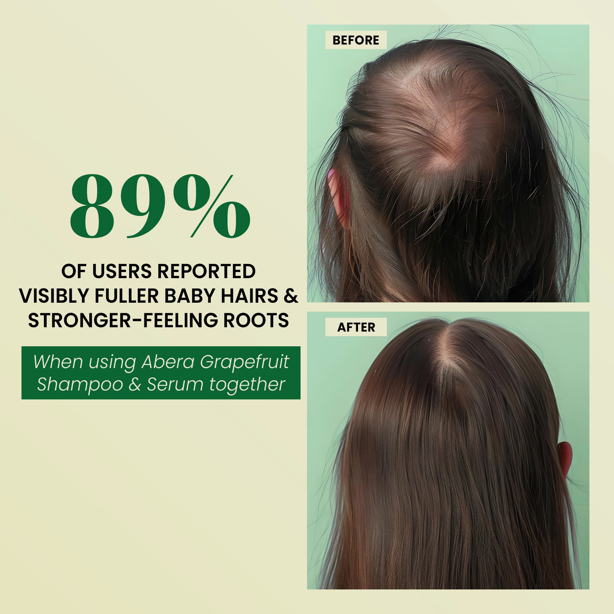 ABERA Hair Regrowth Shampoo With Grapefruit Essence