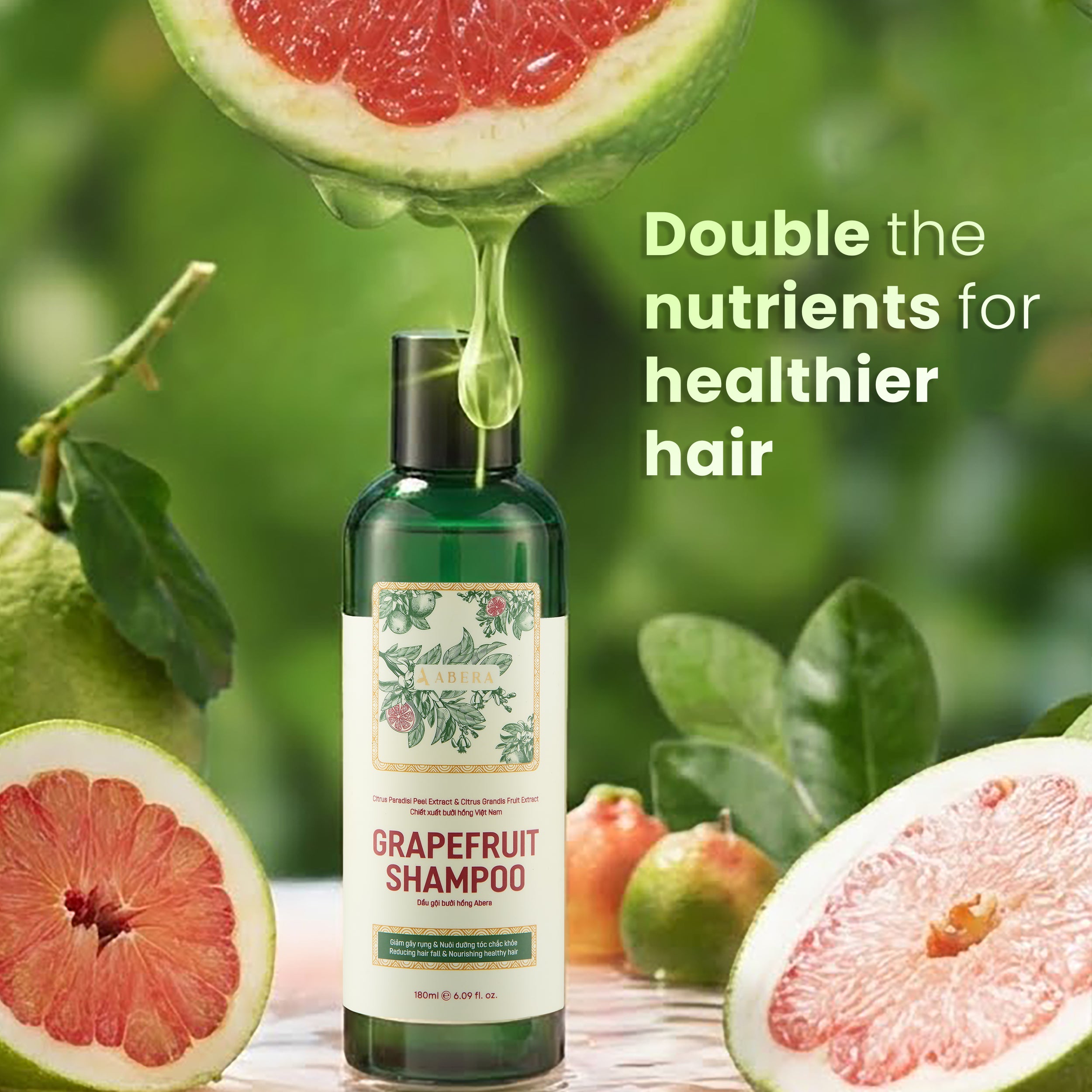 ABERA Hair Regrowth Shampoo With Grapefruit Essence